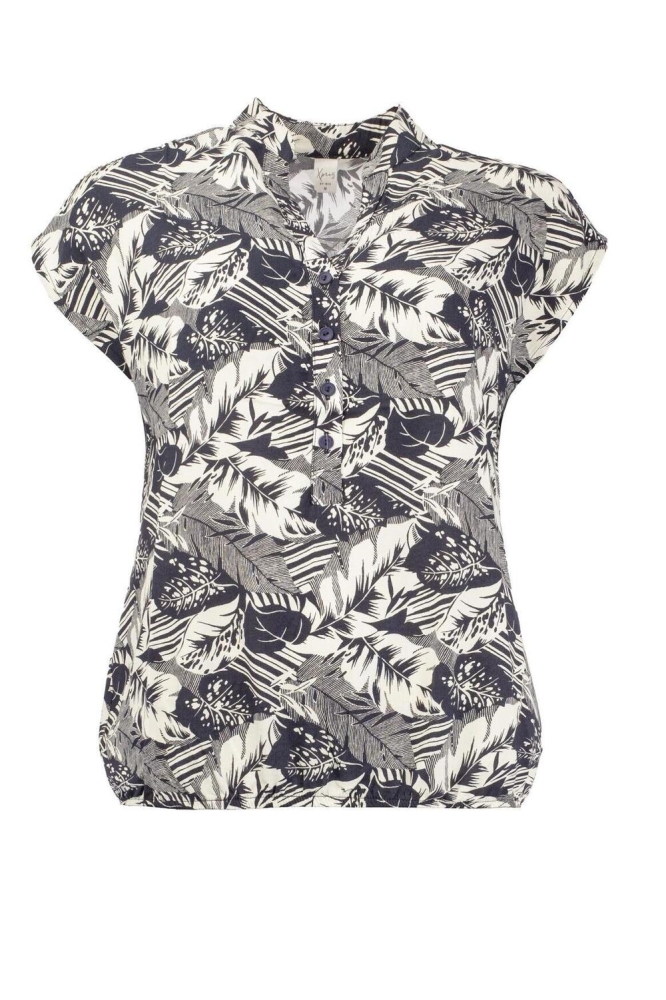 LUCIE SL MARINE LEAF MIX WOVEN 25S4 X1726 01 303 marine
